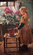Rhododendron in Bloom Leon Frederic